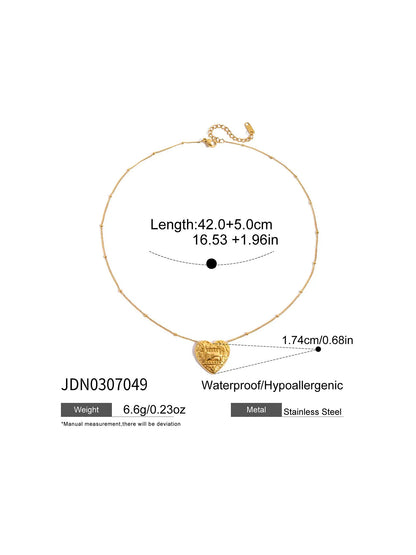 LOVE BUTTON NECKLACE