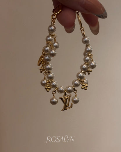 LU CLUSTER PEARL BRACELET