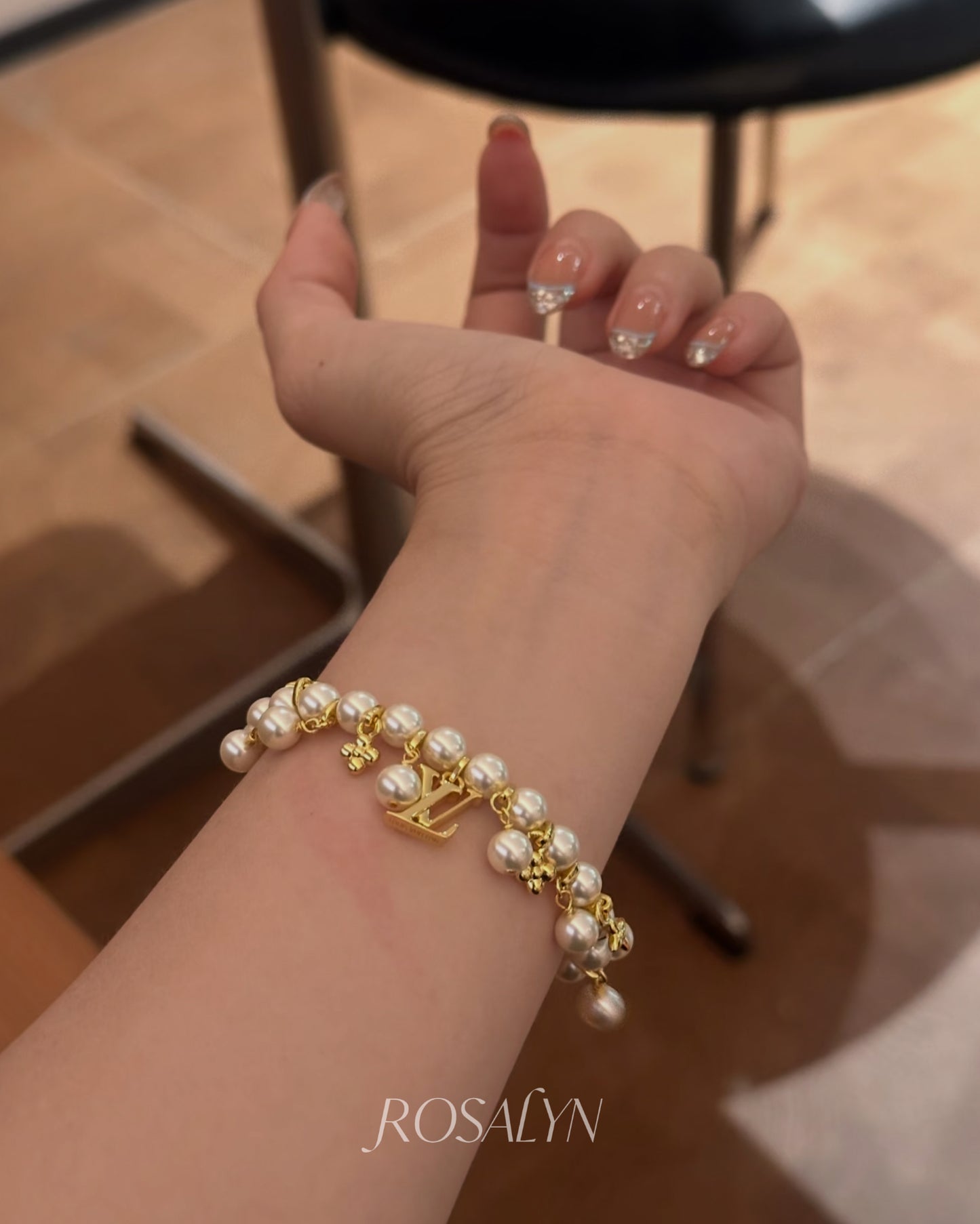 LU CLUSTER PEARL BRACELET