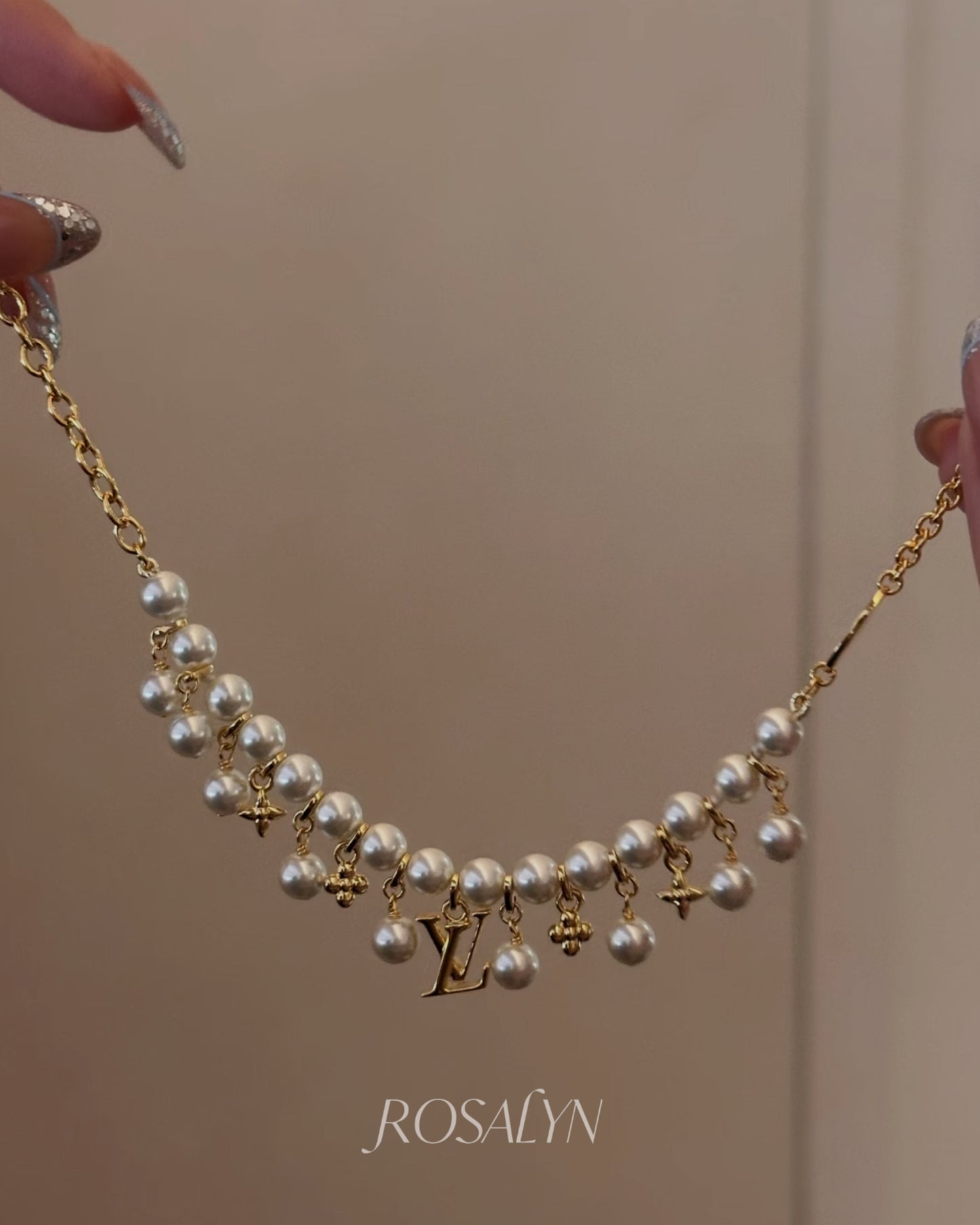 LU CLUSTER PEARL BRACELET