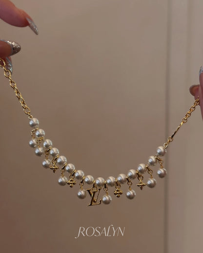 LU CLUSTER PEARL BRACELET