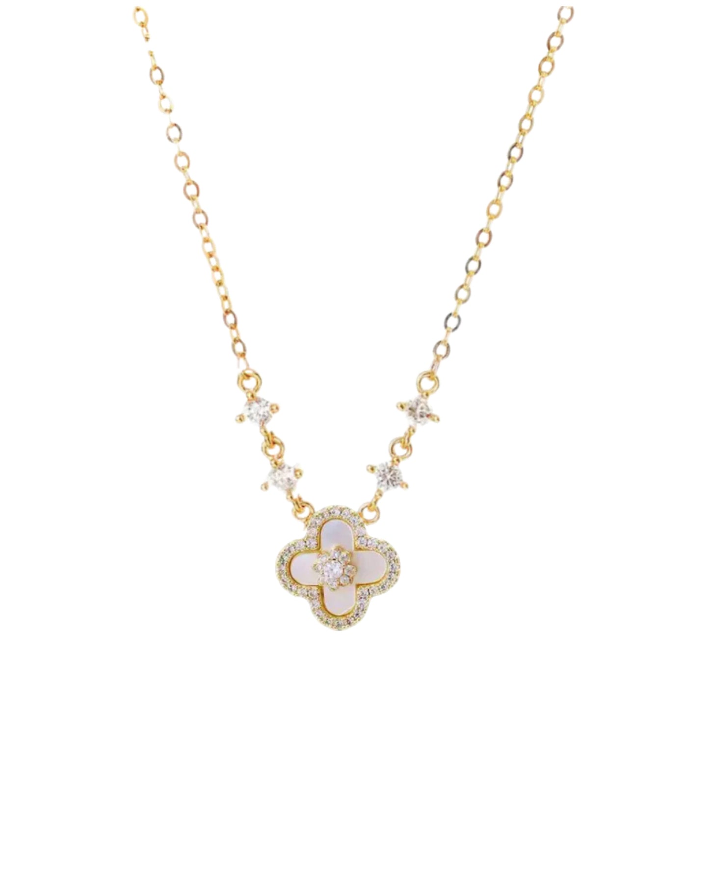 DIAMOND BLOON NECKLACE