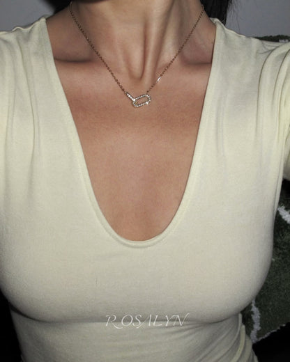 DOUBLE RING NECKLACE