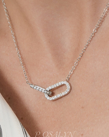 DOUBLE RING NECKLACE
