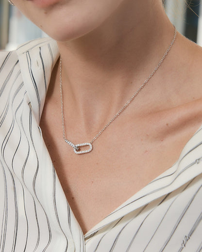 DOUBLE RING NECKLACE