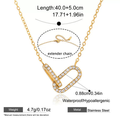 DOUBLE RING NECKLACE