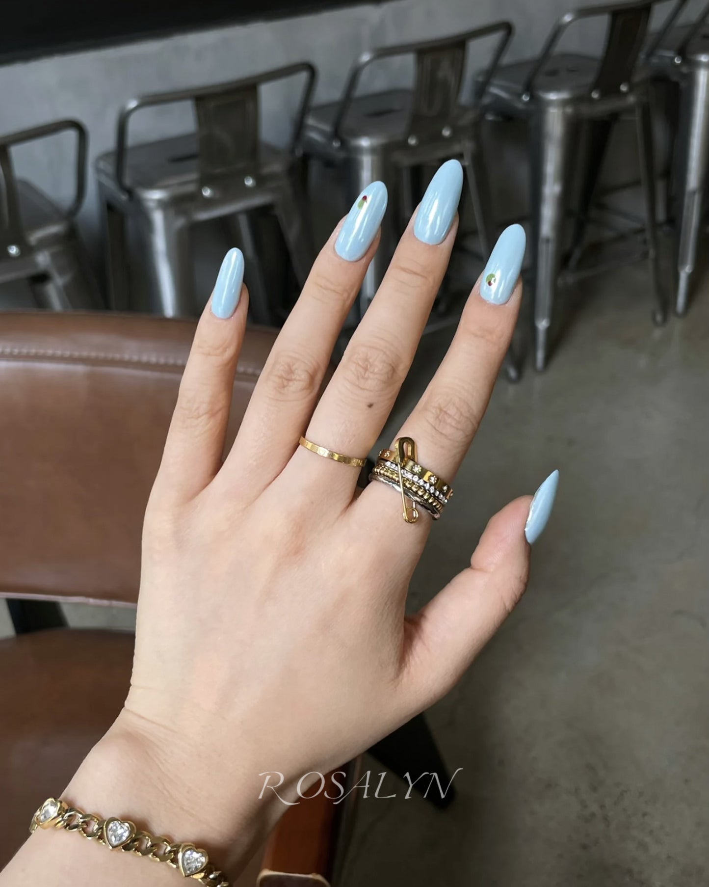 CRACKED CROSS RING
