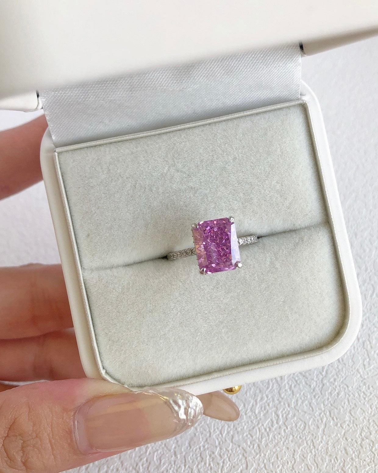 COLORED ZIRCONIA RING