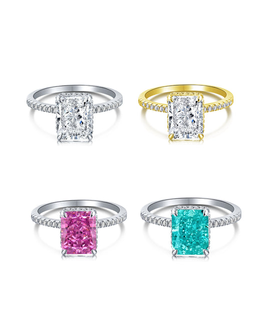 COLORED ZIRCONIA RING