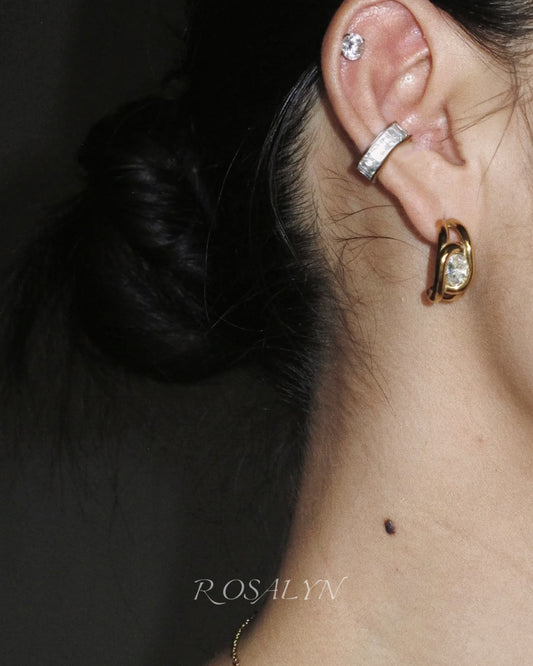 ELEGANT STACKED EARRINGS