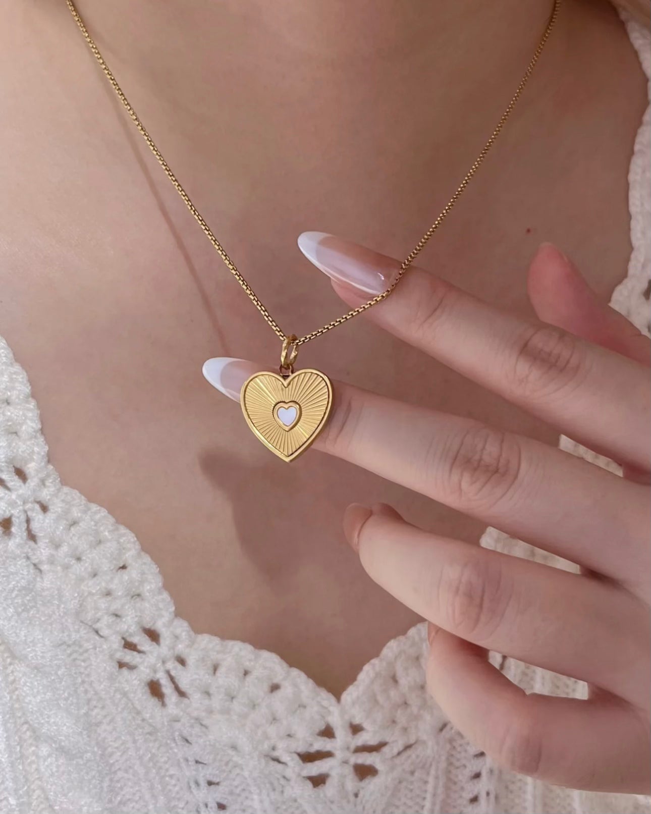 COLLIER D'AMOUR DORÉ