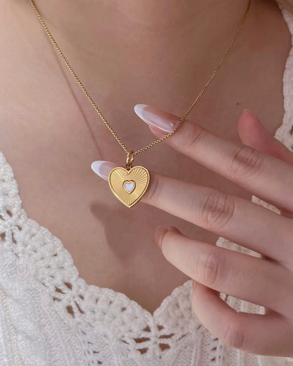 COLLIER D'AMOUR DORÉ
