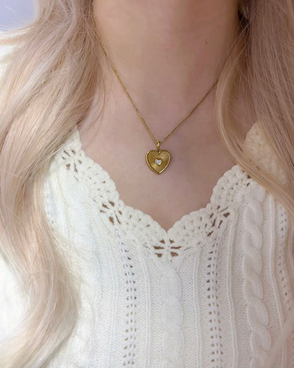 COLLIER D'AMOUR DORÉ