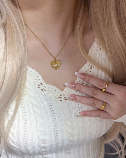 COLLIER D'AMOUR DORÉ