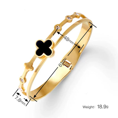 FOUR-LEAF CLOVER BRACELET
