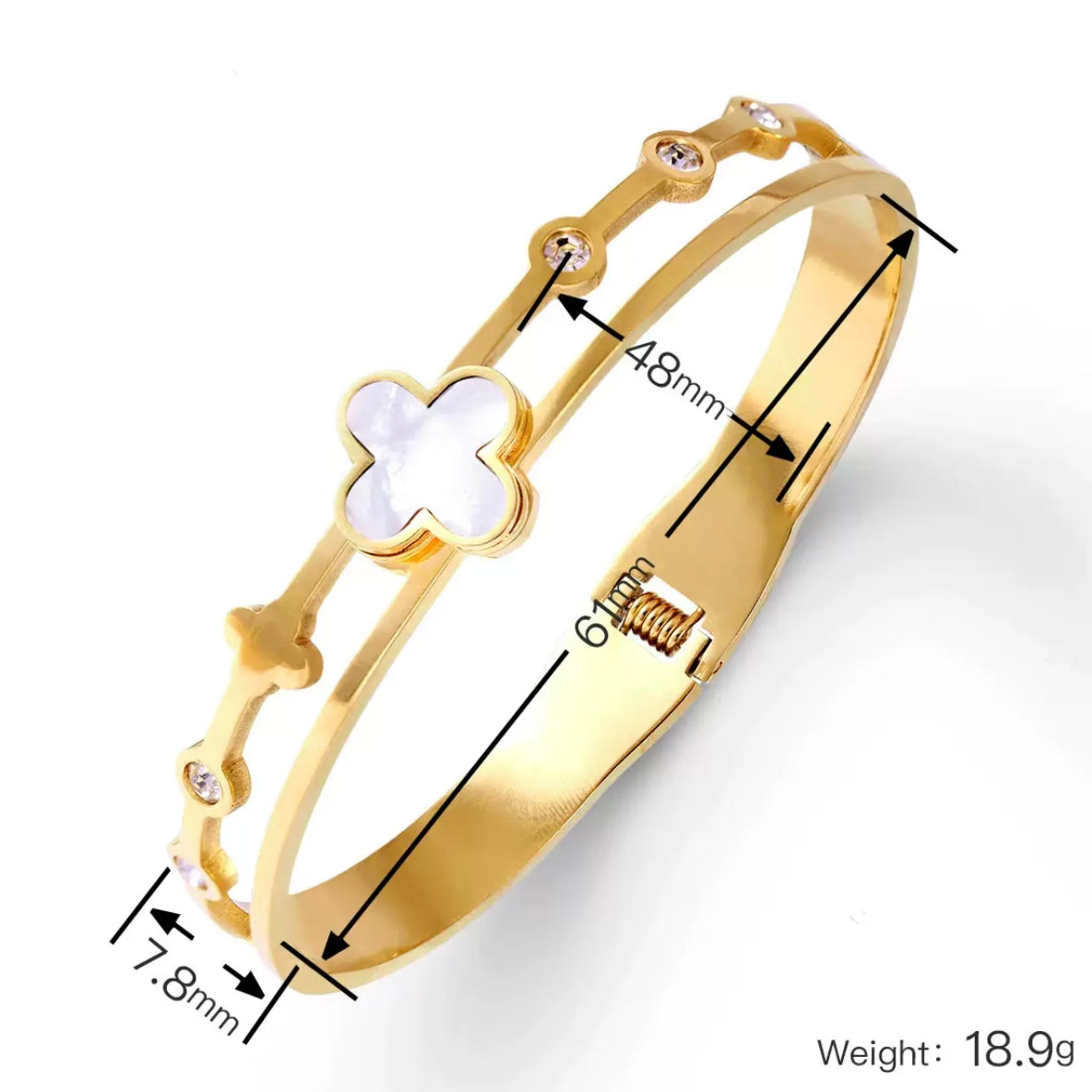 FOUR-LEAF CLOVER BRACELET