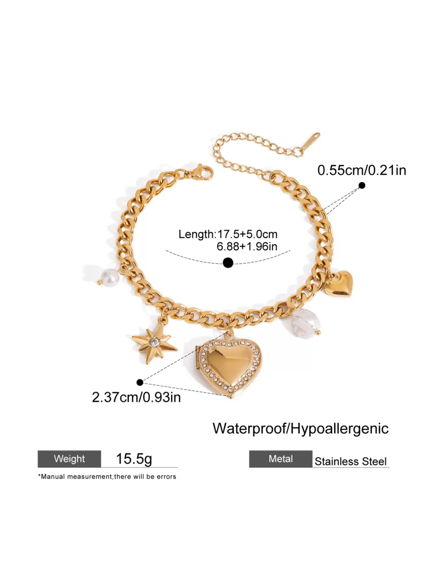 RECORD THE HEARTFELT BRACELET