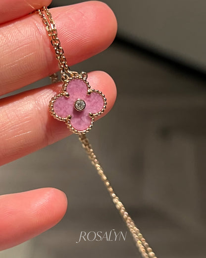 CHRISTMAS LIMITED EDITION  FOUR-LEAF CLOVER NECKLACE