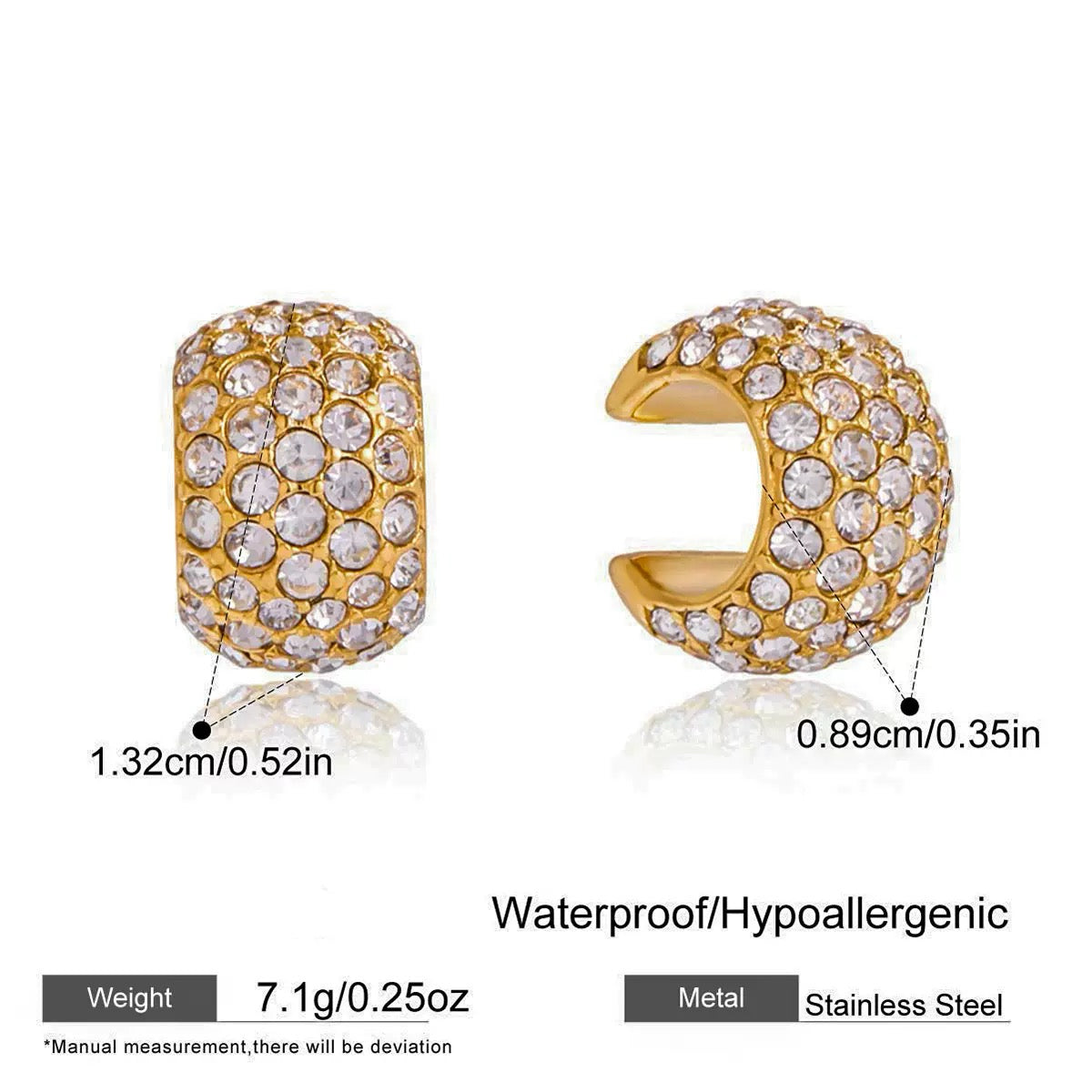 SPICY GIRL'S SPARKLING EARBONE CLAMP