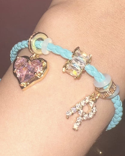 MACAROON LEATHER STRAP BRACELET