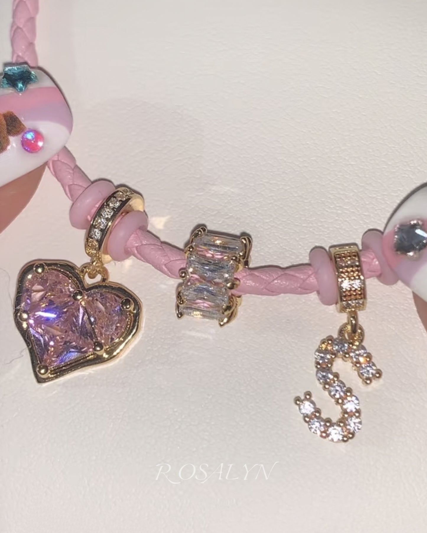 MACAROON LEATHER STRAP BRACELET