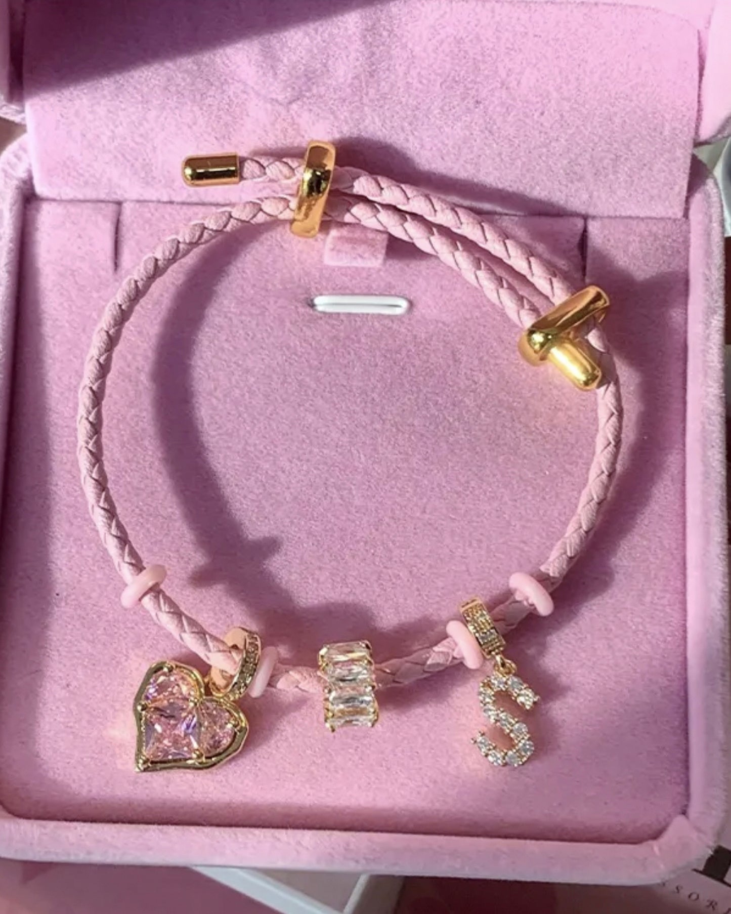 MACAROON LEATHER STRAP BRACELET