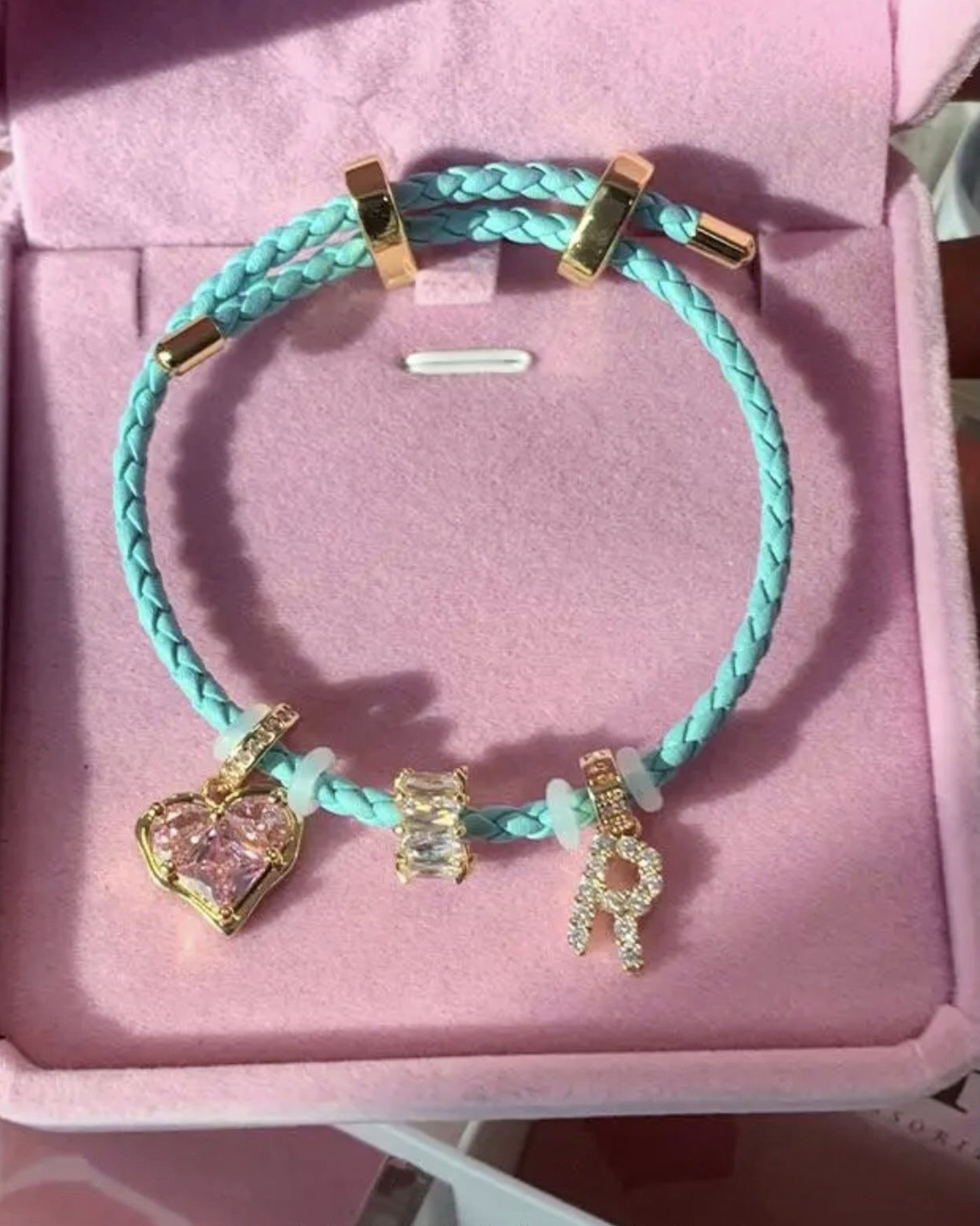 MACAROON LEATHER STRAP BRACELET