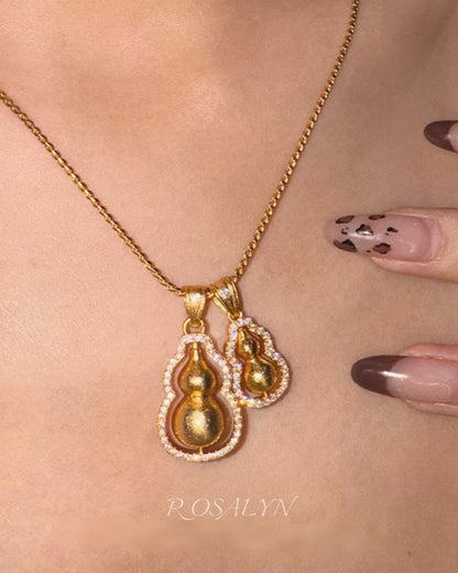 FLASH DRILL GOURD NECKLACE