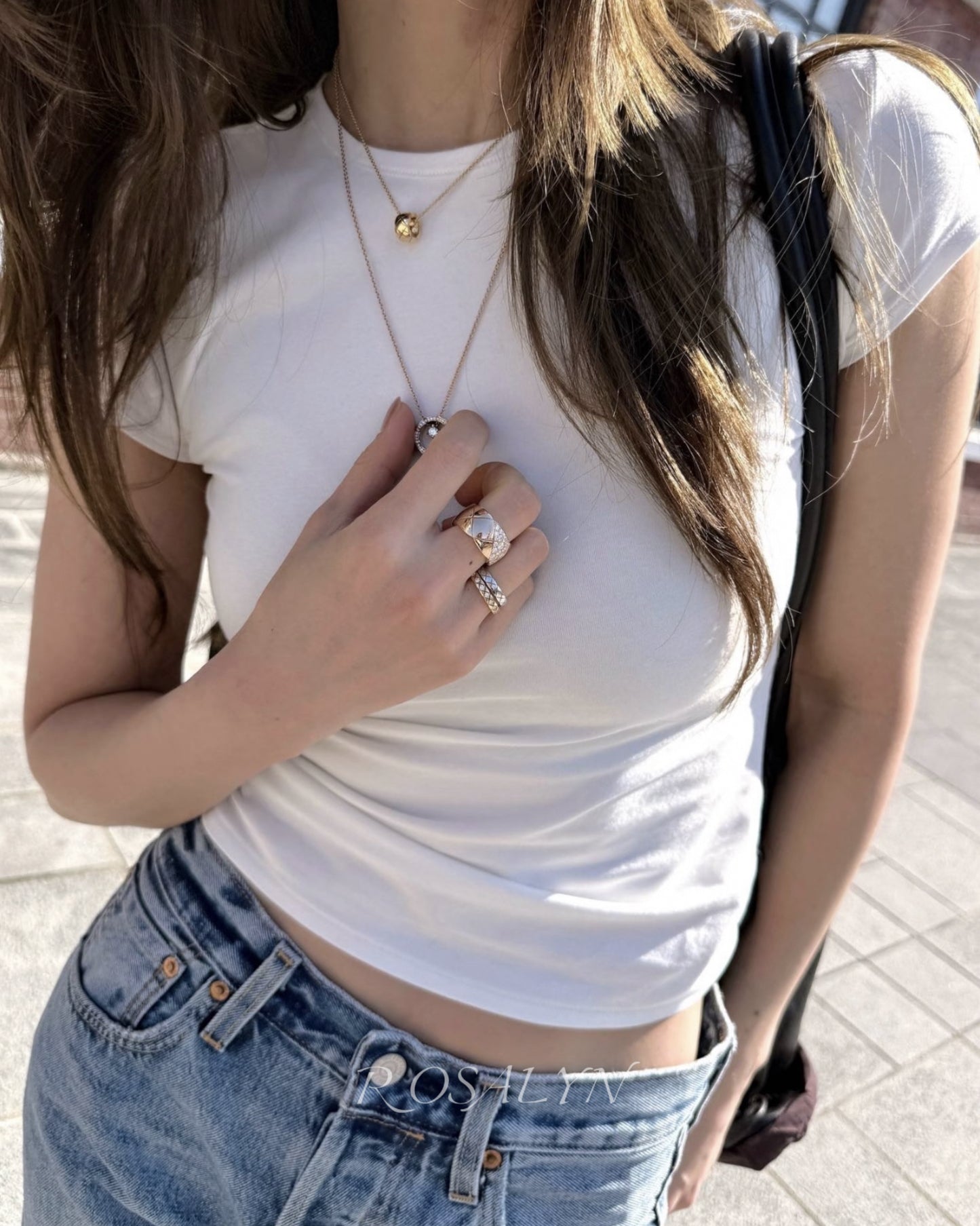 WATER ICE MOON NECKLACE
