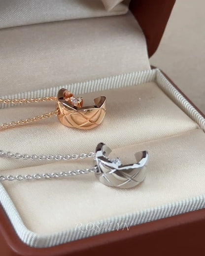 WATER ICE MOON NECKLACE