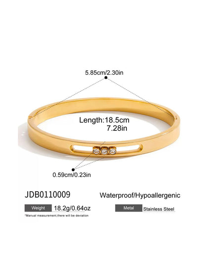 FLOWING DIAMOND BRACELET