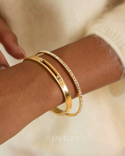 FLOWING DIAMOND BRACELET