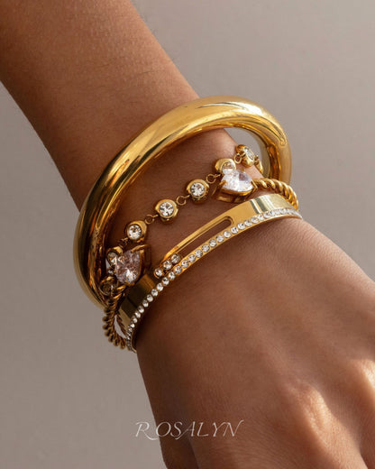 FLOWING DIAMOND BRACELET