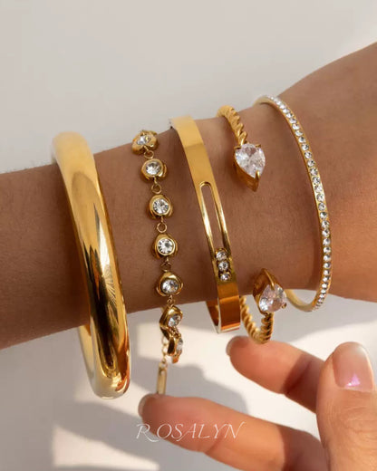 FLOWING DIAMOND BRACELET
