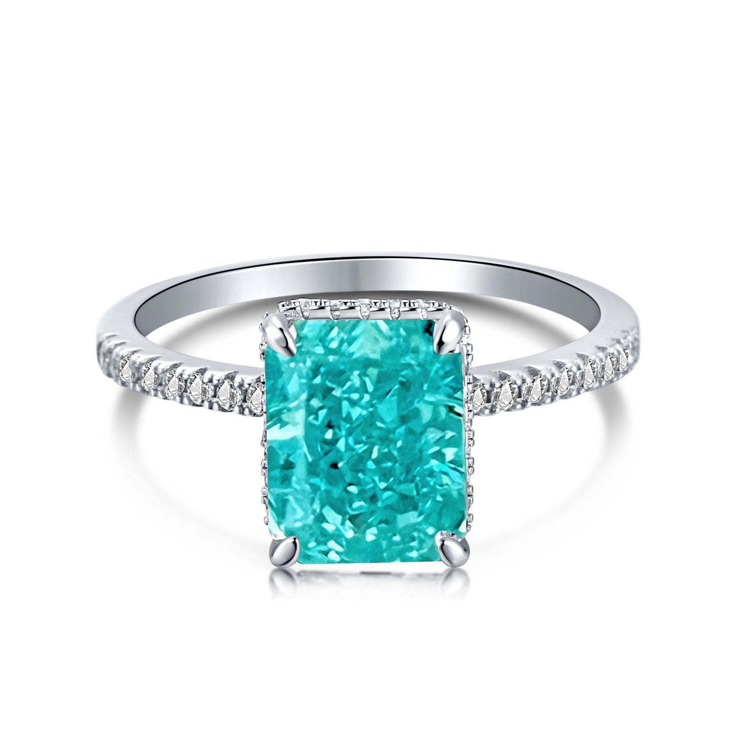 COLORED ZIRCONIA RING