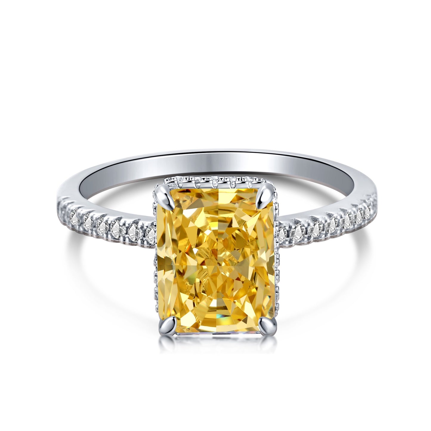 COLORED ZIRCONIA RING