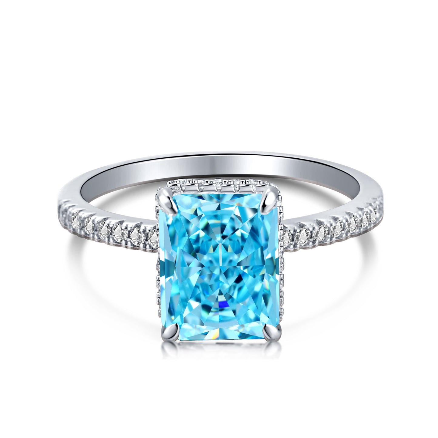 COLORED ZIRCONIA RING