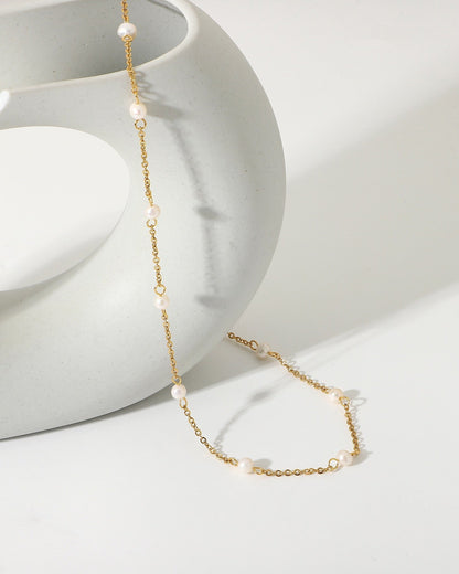 YO-SHAPED PEARL NECKLACE