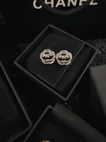 CAMELLIA FLOWER EARRINGS