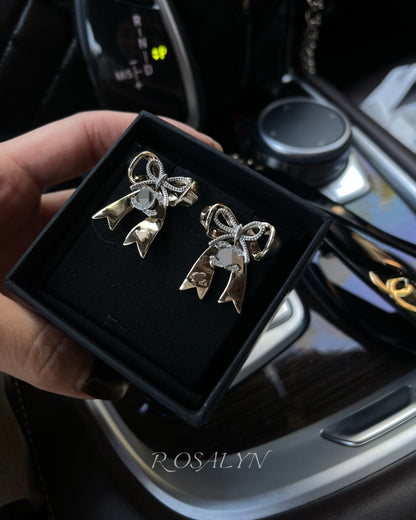 CC RIBBON EARRINGS