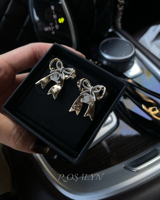 CC RIBBON EARRINGS