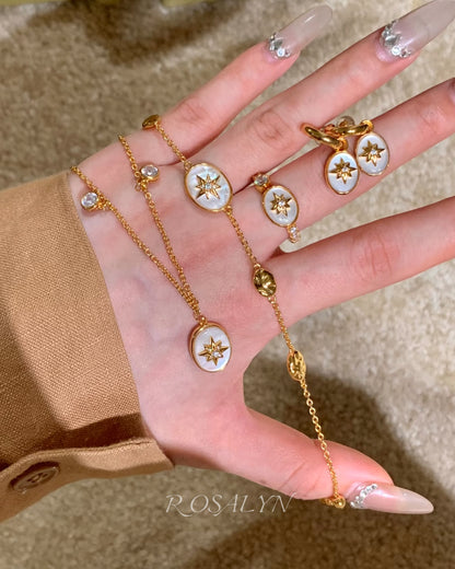 STARLIT SHELL NECKLACE