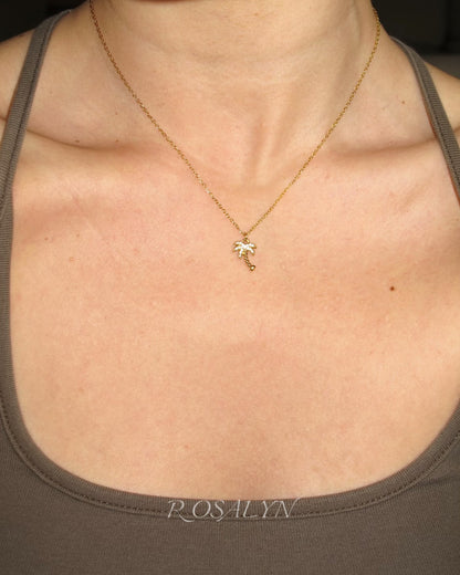 SUNNY PALM NECKLACE