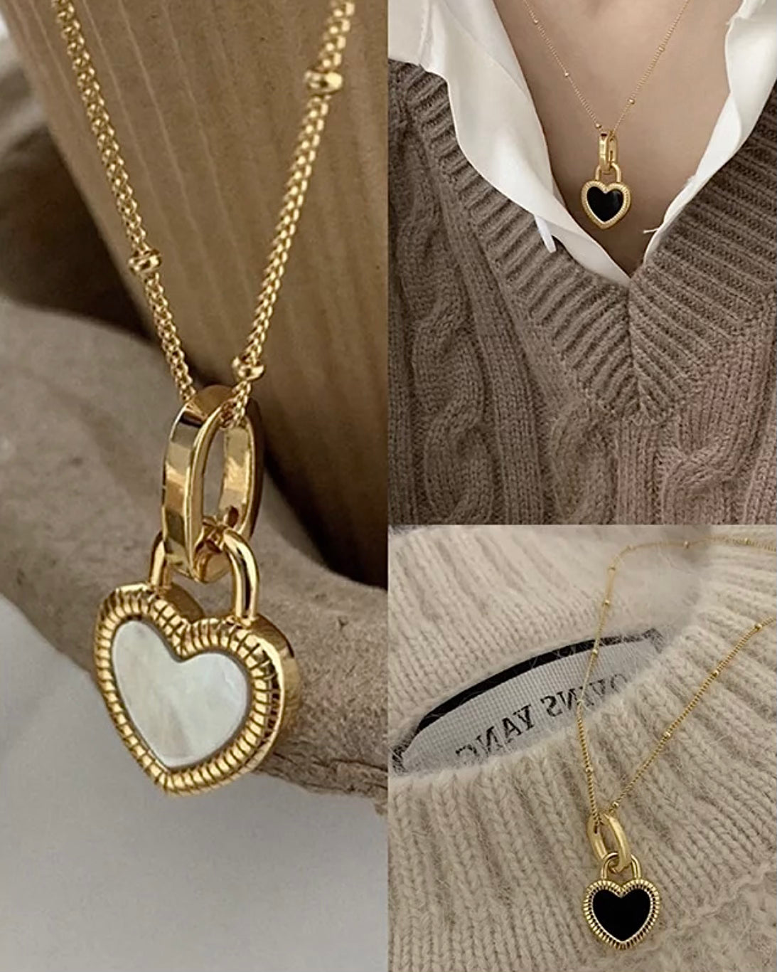 CHRISTMAS DOUBLE-SIDED NECKLACE