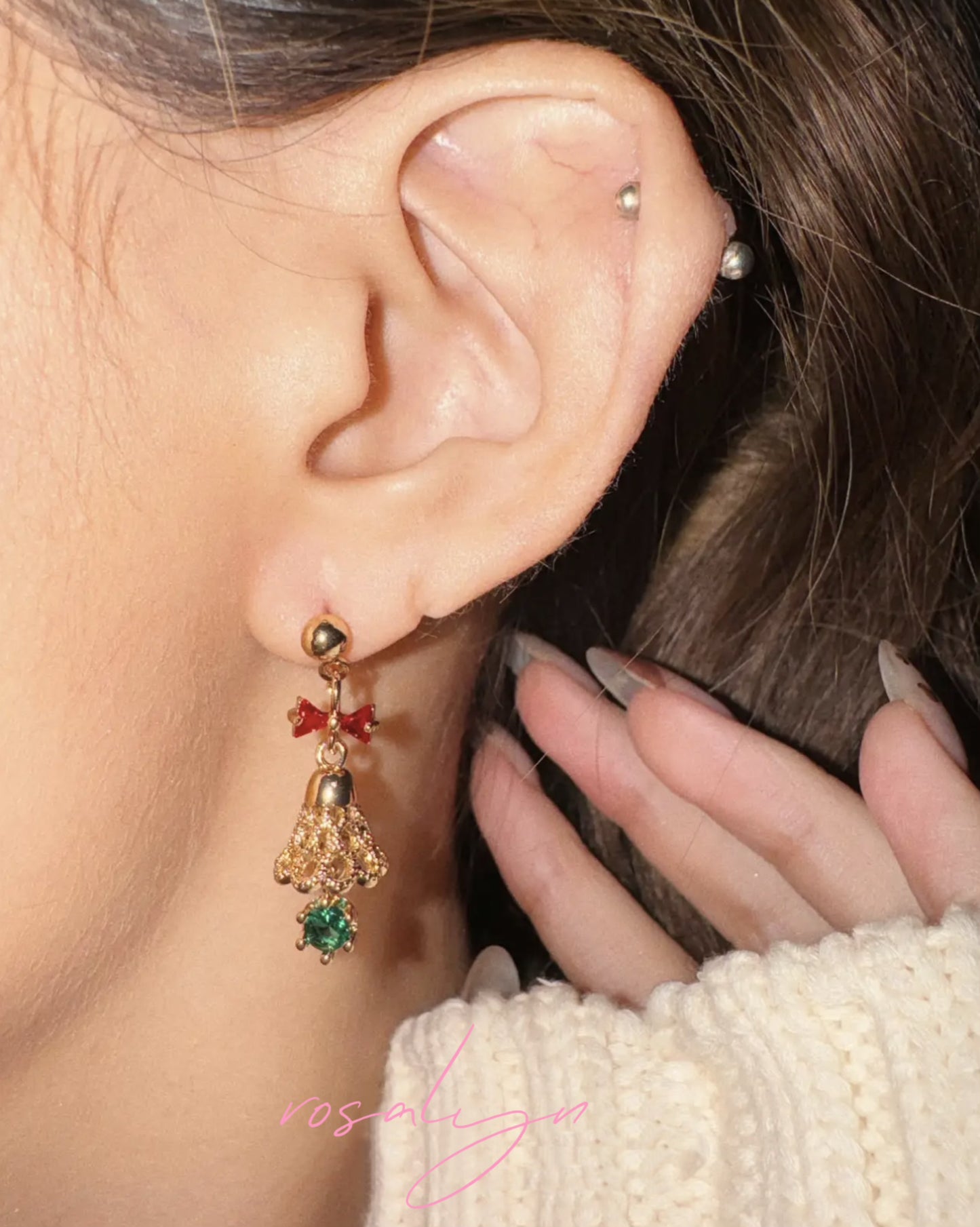 MERRY CHRISTMAS EARRINGS