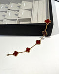 BRACELET À TRÈFLES À QUATRE FEUILLES