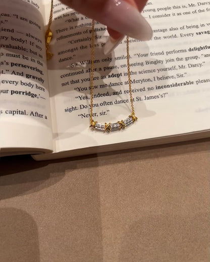 SIXTEEN-STONE NECKLACE