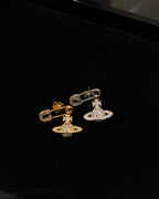 BOUCLES D'OREILLES ÉPINGLE SATURNE