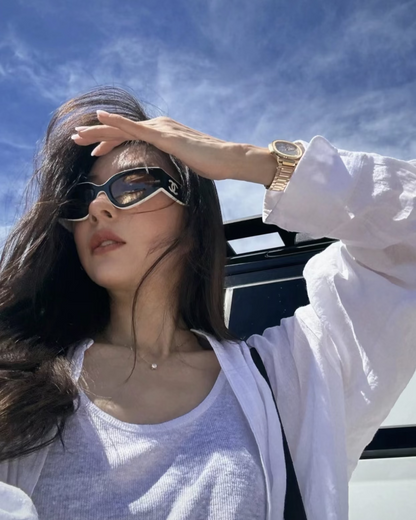 PANDA CAT EYE SUNGLASSES