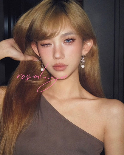 CROSS HEART BEADED EARRINGS